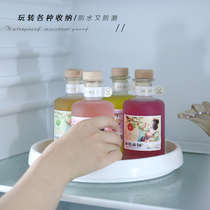 Japan 360 ° rotating seasonings bottle shelve for domestic double kitchen toilet table containing disc