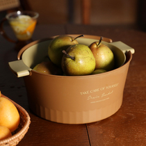 Original Double Layer Drain Basket Home Warm Healing Kitchen Washing basin Living room Fruit Vegetable Containing basket