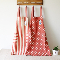 (Day special price) pure polyester cotton apron home with pocket kitchen oil-proof sewage custom logo