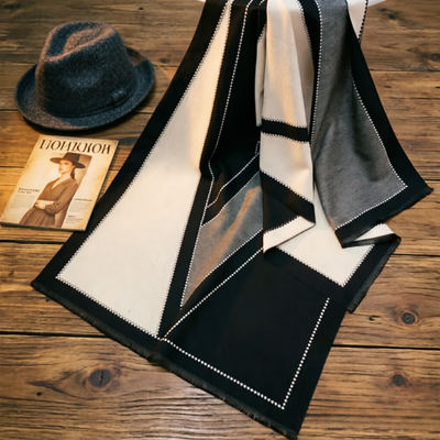 Suofeier Italian light luxury atmosphere, high-end cashmere scarf, fashionable and elegant, versatile and warm, with a shawl for women