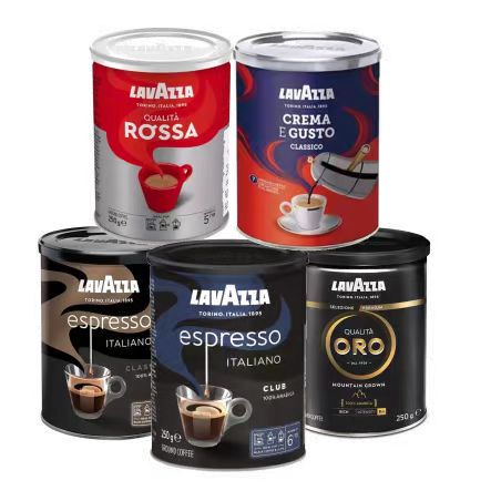 Lavazza Italian Lavasa Classic Coffee Powder Lavasa Coffee Canned 250g Ground Coffee