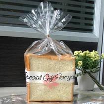 Bread Toast bag food packaging bag West biscuit cake transparent bag meal bag baking package 100
