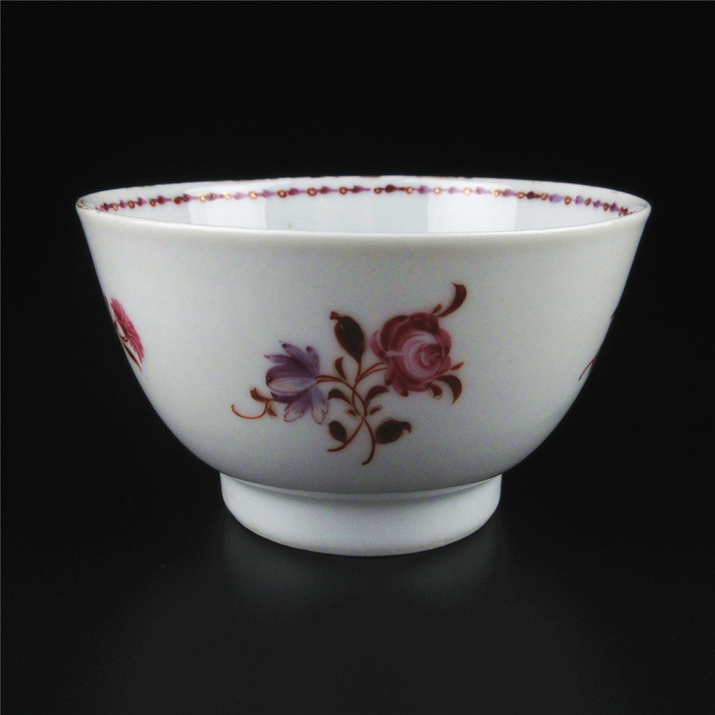宗明瓷器、茶碗、古茶碗 虫明焼 人形絵茶碗 小堀宗中箱書 | 古美術ささき