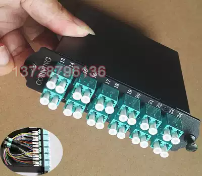 40G 100G Multi-mode 12-core MPO Cassette Fiber optic distribution box 24-core MTP-LC pre-terminated module box