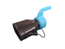 Motor vehicle exhaust suction nozzle single double tube rubber nozzle exhaust hose accessory exhaust nozzle accessory