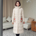 phụ nữ mùa đông của thời trang trendtang gió quốc gia gió của Trung Quốc trên đầu gối dài xuống bông phù hợp với dày bông sườn xám áo khoác 