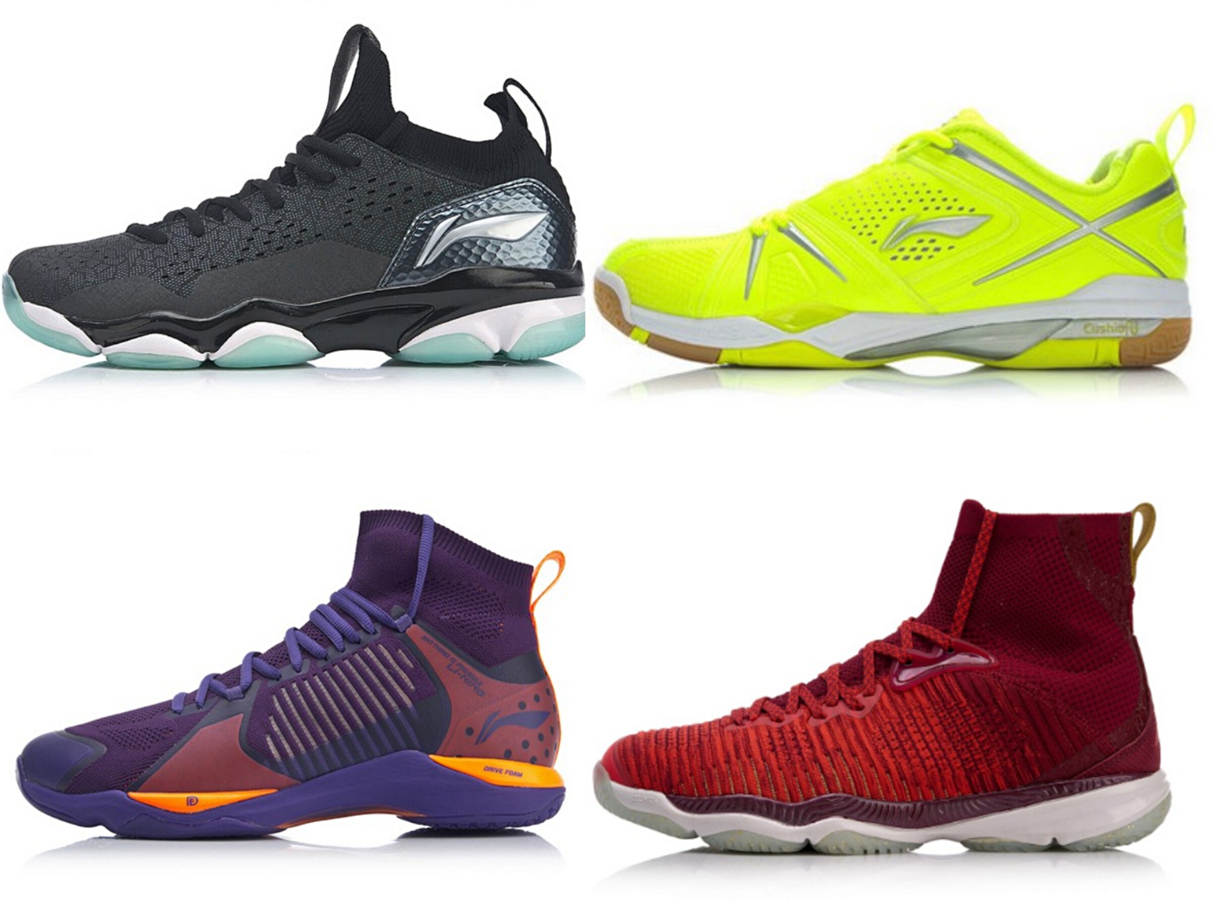 Men's Li Ning badminton shoes cushioning sonic boom front shadow raid cool shark chameleon Ranger professional competition shoes