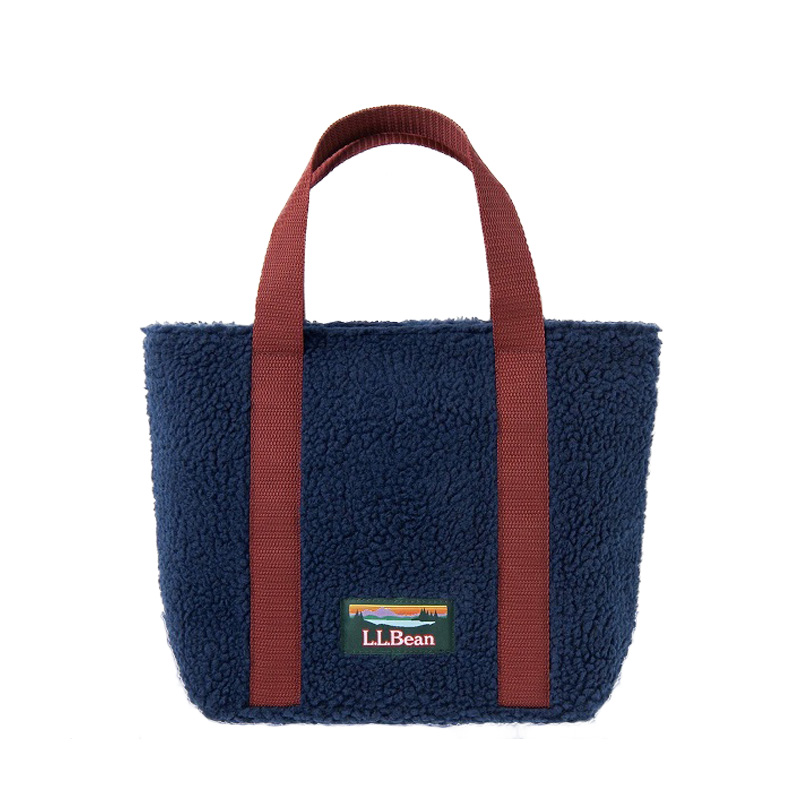 Japanese magazine Autumn Winter New Pint 100 Hitch Lamb Hair Handbag Exposure Lunch Bag handbag Handbag Handbag