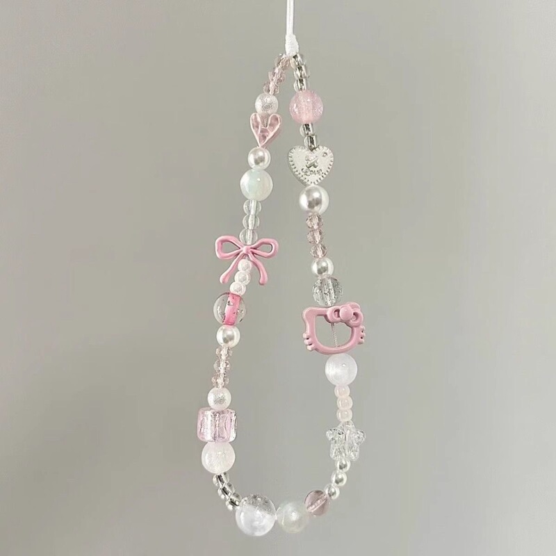 Girly Hello Kitty Cat Phone Case Chain Ccd Camera Pendant Accessory Polaroid Anti-Lost Wrist Strap Ins Girly Hello Kitty Cat Phone Case Chain Ccd Camera Pendant Accessory Polaroid Anti-Lost Wrist Strap Ins
