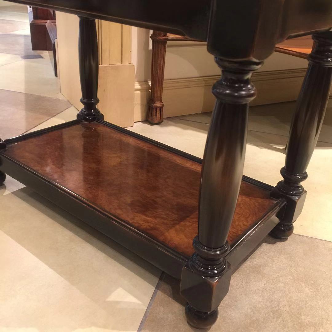 Nhập khẩu chính hãng tại chỗ hộp xì gà George II cây khối u trang trí da đồng thau trang trí bàn bên vài hộp - Cái hộp hộp lưu trữ