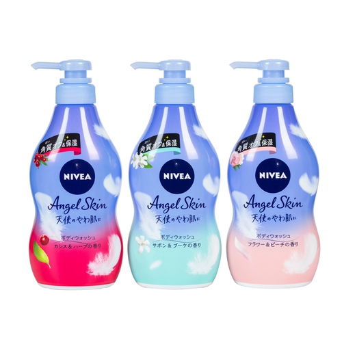 Nivea, японский увлажняющий гель для душа, черная смородина, 480 мл