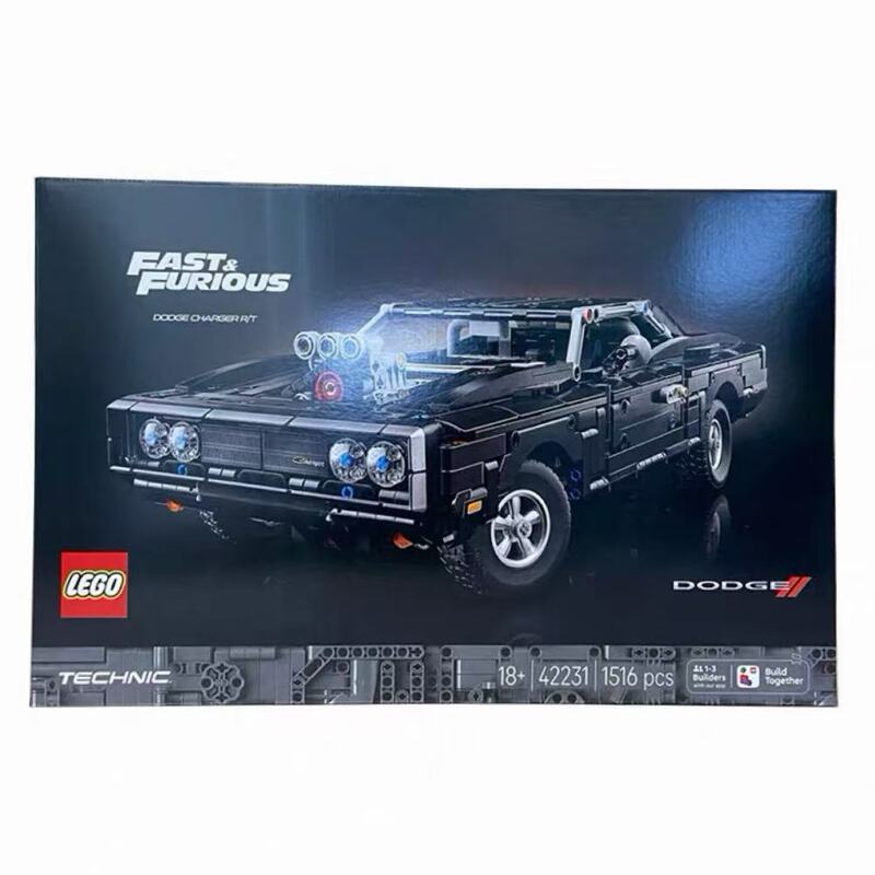 Lego 42231 Mechanical Series Dodge Charger R/T Racing Car Children's Building Block Toy