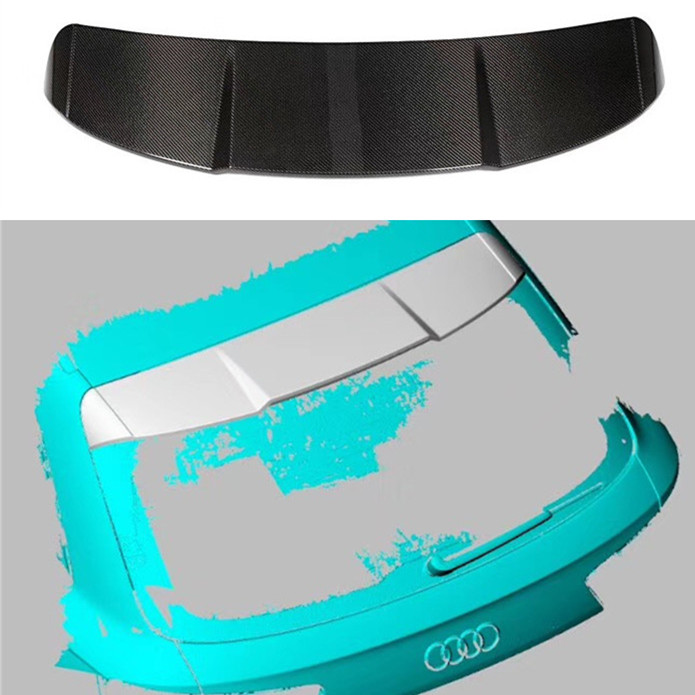 For Audi A6 Travel Edition, modified carbon fiber top wing A6 RS6 Avant modified ABT carbon fiber tail wing