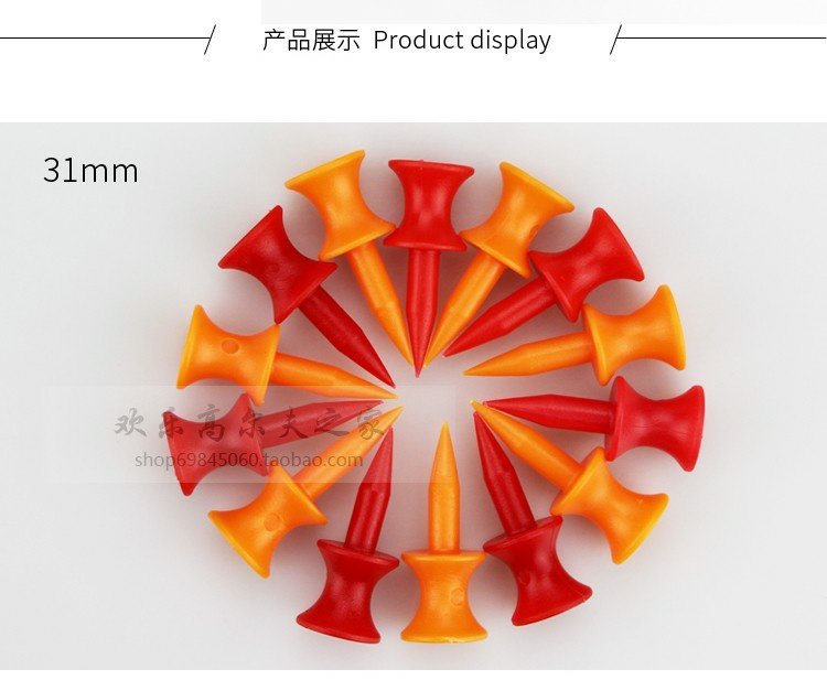 New Golf Wheel Ball Stud Golf Nhựa Tee Golf Cao su Tee Ball Chủ 6 Kích thước Tùy chọn bao tay dài chống nắng