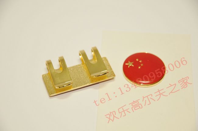 Xác thực mũ golf clip clip mũ cap Mark Mark Trung Quốc cờ đỏ mũ clip clip cap cap găng tay đánh golf