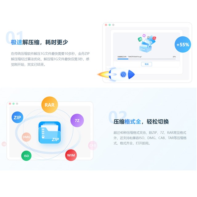 Jinzhou Zip Decompression Software for Members, Computer Decompression Software, Compression and Packaging Tool for Videos, Audio, and Images