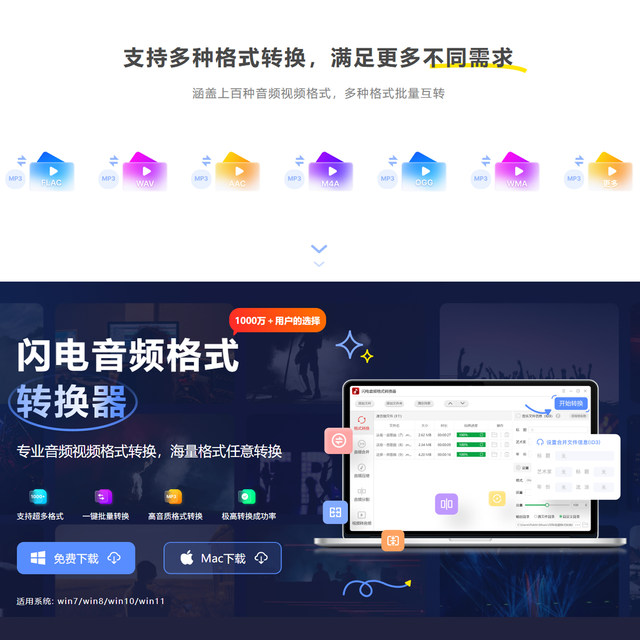 Lightning Audio Format Converter Membership Computer Music Format Conversion Software Car USB Flash Drive Flac to Mp3