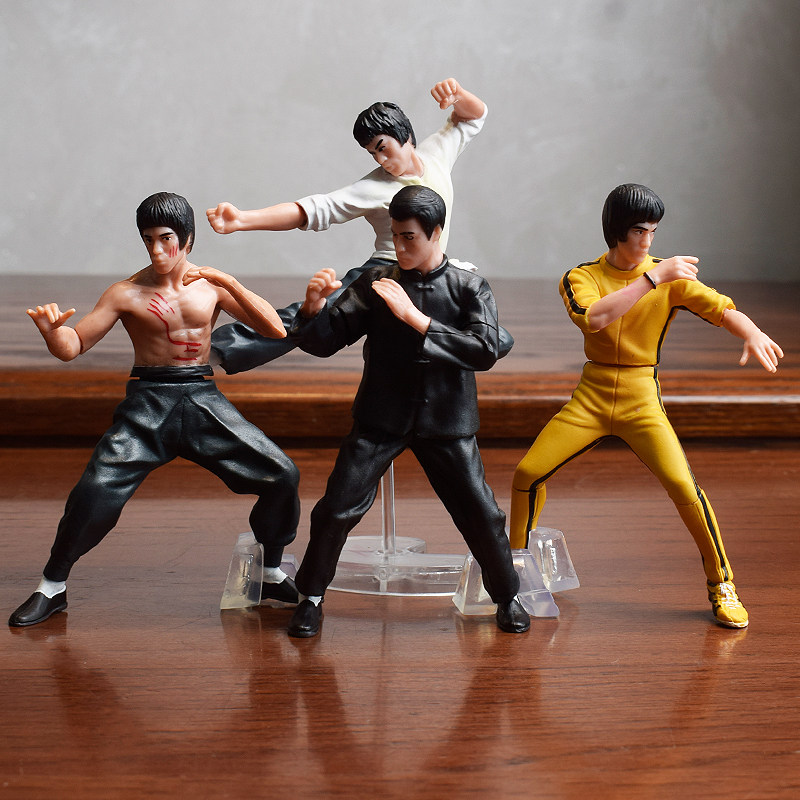 ブルース・リー武術スター、ジークンドー・カンフーのスーパースター、世界的に有名なセレブリティのフィギュアモデル玩具人形ボックス