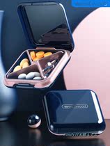 Japan GP small medicine box packaging portable small number carry mini - 7 day cartridge seal early and late