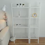 Ikeelerberg Balcony Flower Frame Стальная книжная полка спальня кухонная пол -на полку хранения с четырьмя стадиями