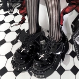 Spot superpink [Night Count] панк-темно-Y2K горячая девушка на толстой подошве с круглым носком женская обувь LO