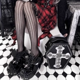 Spot superpink [Night Count] панк-темно-Y2K горячая девушка на толстой подошве с круглым носком женская обувь LO