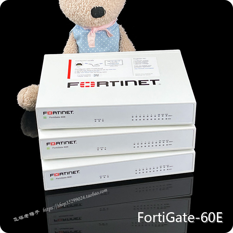FortiGate 60E Fortinet Flying Tower Firewall Desktop Full Gigabit Supports 60 People to Access the Internet