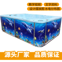 Baby Children Swimming Pool Commercial Mother and Baby Shop Acrylic Heated Bubble Swimming Pool Medical Complete Equipment