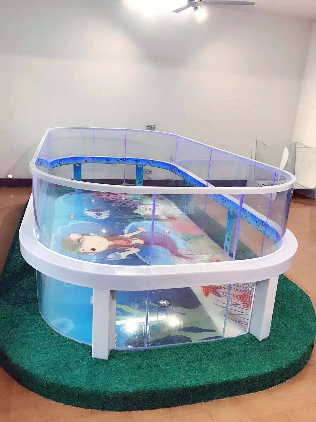 Baby Boy Baby Pool Vat Cylinder Commercial Splicing All Tempered Glass Bubble Swimming Pool Equipment Mother & Baby Shop