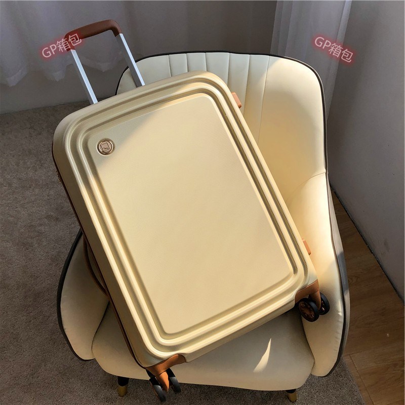 Japan GP retro 20 inch boarding suitcase female code suitcase silent tie rod code box student zipper