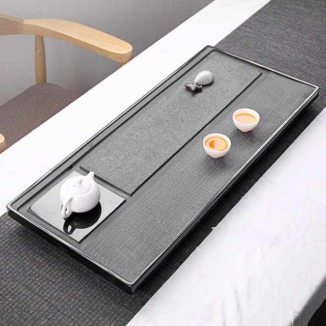 Natural urkin stone home with tea tray light lavish modern minimalist size No. 1 Whole Dry Bubble Table Drain Tea Table