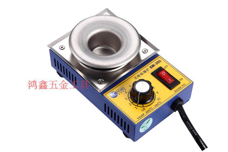 Crewy authorized round small tin furnace CM-360 hand-adjustable tin furnace environmentally-friendly tin furnace specifications can be customised