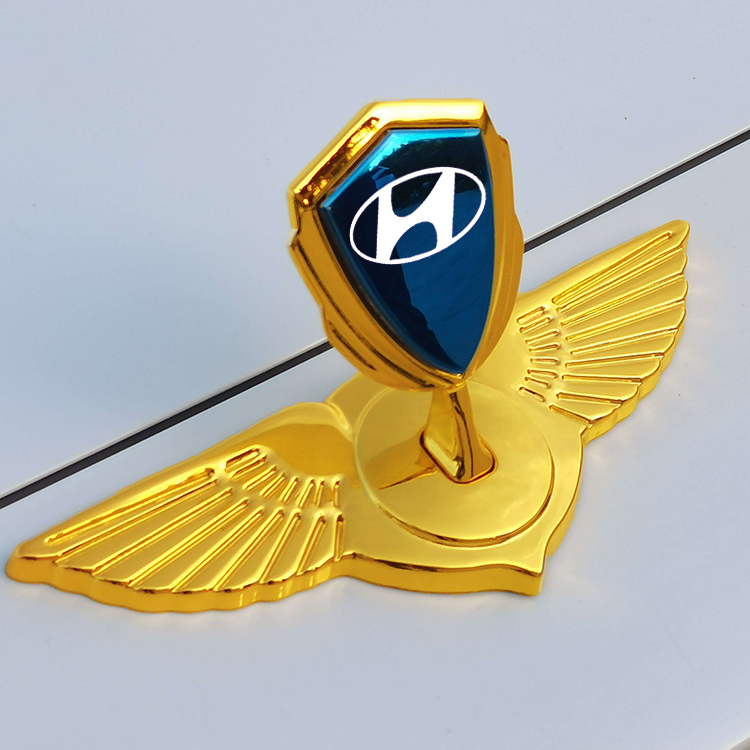 Hyundaiix35TUCSON Yuedong standard modified 3D three-dimensional car logo decoration sticker front face appearance of the net