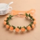 Mori cô gái vòng hoa đội mũ trùm đầu vương miện headband cô dâu hình ảnh đám cưới phụ kiện tóc trẻ em công chúa du lịch hấp dẫn nhiếp ảnh - Phụ kiện tóc phụ kiện tóc gần đây