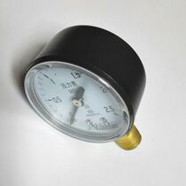 50mm plastic housing pressure gauge Y-50 0～2 5mpa npt1 4 American copper taper thread