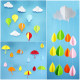 Kindergarten decoration pendant hanging wall ceiling classroom ceiling corridor aerial environmental creative layout creative materials