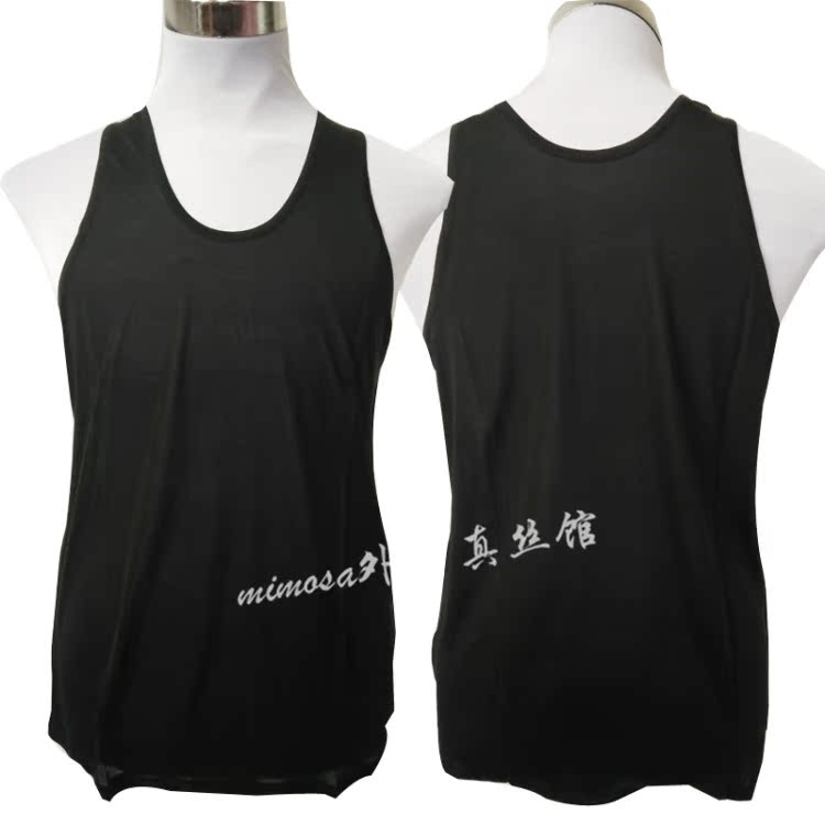 Lụa đan trung niên vest men loose dưới mịn và thoải mái nam vest nam áo sơ mi cha vest