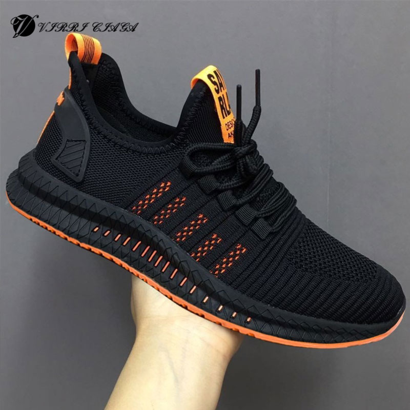 Men's shoes summer breathable new sneakers mesh casual shoes anti-odor tide and light soft soles canvas shoes