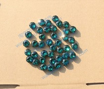 Green skirt clothes hand-stitched decoration drill dark green hole green claw sweater T-shirt sandals diy handmade material