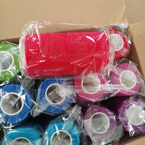 Disposable elastic self-adhesive bandage tied leg armguard protection horse legs each roll width 10 cm length 4 5 m elastic