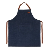 Джинсовый японский модный фартук для работы для влюбленных, чай с молоком подходит для мужчин и женщин