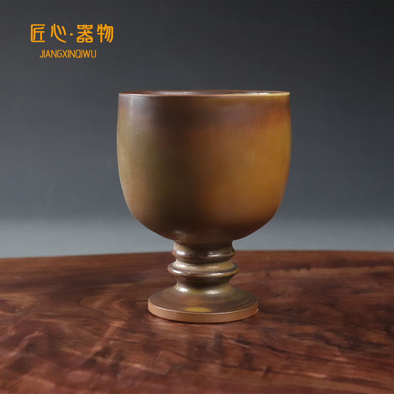 Artisanal Ware, Shenhou Jun Porcelain, Handmade Ceramic Tea Cup, Goblet, Tea Set, Single Cup, Tasting Cup, Tea Art, Chinese-Style Ceramics
