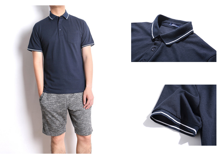 Nam áo sơ mi áo sơ mi polo Paul nam ngắn tay Hàn Quốc phiên bản của thủy triều người thân t-shirt ve áo Nhật Bản T-shirt tiếng Anh màu mỏng