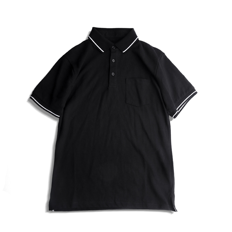 Nam áo sơ mi áo sơ mi polo Paul nam ngắn tay Hàn Quốc phiên bản của thủy triều người thân t-shirt ve áo Nhật Bản T-shirt tiếng Anh màu mỏng