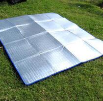 Thickened 2*2 m double-sided aluminum film moisture-proof mat picnic mat tent mat camping mat super thick