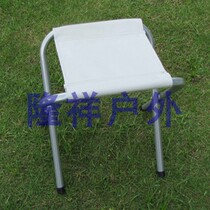 Outdoor stool double layer cloth folding stool folding chair beach stool cross stool fishing chair Oxford cloth stool Mazza