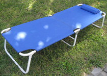 Add coarse thickened tube wall folding chair folding bed loungchair lying bed for lunch break bed row beds nap bed accompanied by bed