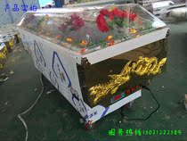 Ice coffin stainless steel crystal coffin dead with double compressor frozen coffin constant temperature ice bed