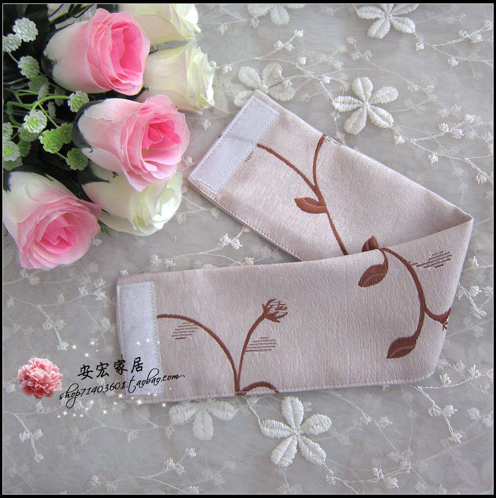 Full Artificial Magic Magic Simply Decorate Coffee-colored Flower Curtain with Curtain Closed