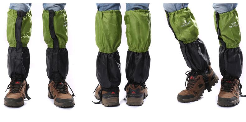 Trackman Leo núi ngoài trời Đi bộ đường dài Tuyết Đặt chân Xà cạp Snowproof Giày chống nước Sandproof 9202 ủng bảo hộ